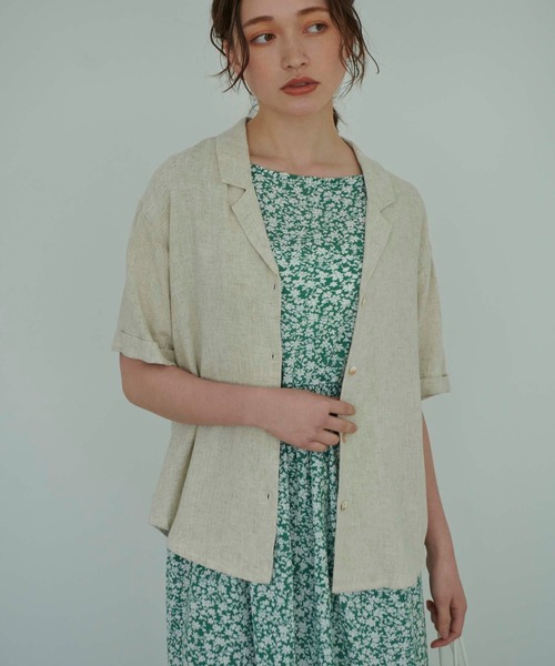 fifth(フィフス)の「ウエストギャザープリントワンピース(ワンピース・レディース・グリーン/ブラック/ブルー・M)」の18枚目の写真
