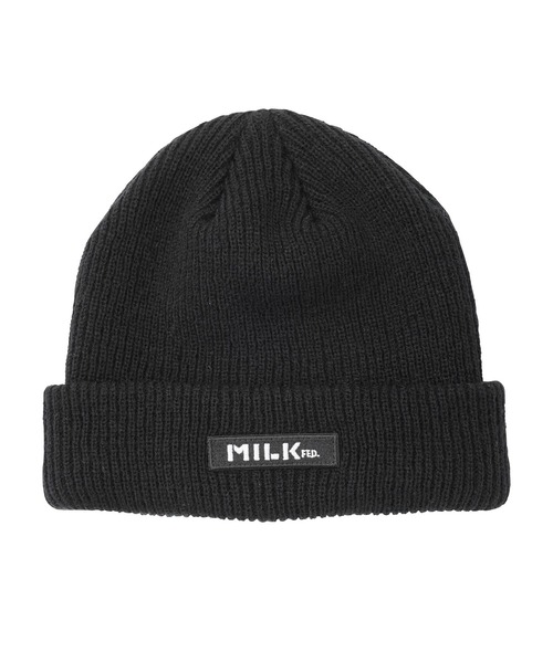MILKFED.(ミルクフェド)の「BAR BASIC KNIT CAP(ニットキャップ/ビーニー・レディース・オフホワイト/ブラック/ライトピンク/レッド・ONE SIZE)」の18枚目の写真