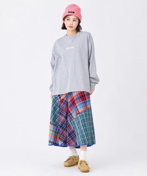 MILKFED.(ミルクフェド)の「BAR BASIC KNIT CAP(ニットキャップ/ビーニー・レディース・オフホワイト/ブラック/ライトピンク/レッド・ONE SIZE)」の12枚目の写真
