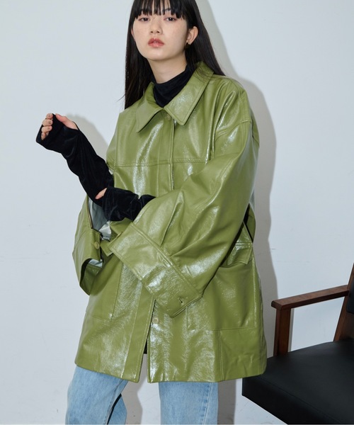 THE YOn（ザヨン）の「シアーベロアフィンガーホールトップス（Tシャツ/カットソー・レディース・ターコイズブルー/ブラック/アイボリー/コーラルピンク/グレイッシュベージュ・FREE）」の19枚目の写真
