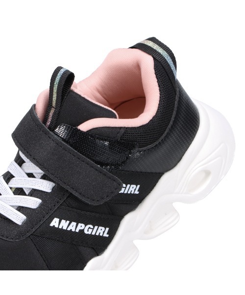 ANAP GiRL(アナップガール)の「【ANAP GIRL】 スポーティカジュアルスニーカー(スニーカー・キッズ・パープル/ブラック・23.0cm/22.0cm/21.0cm/20.0cm/19.0cm)」の9枚目の写真