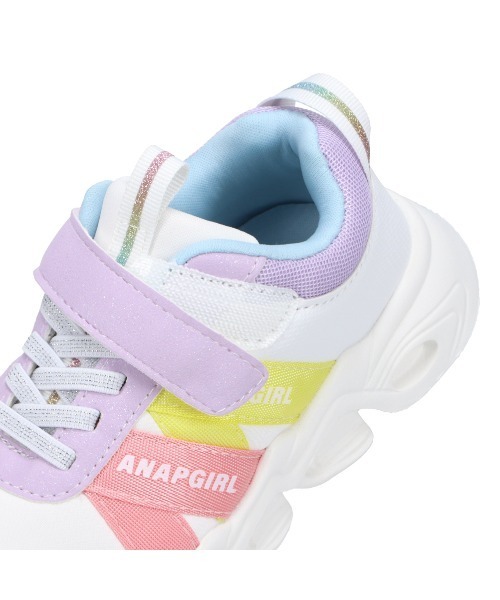 ANAP GiRL(アナップガール)の「【ANAP GIRL】 スポーティカジュアルスニーカー(スニーカー・キッズ・パープル/ブラック・23.0cm/22.0cm/21.0cm/20.0cm/19.0cm)」の16枚目の写真