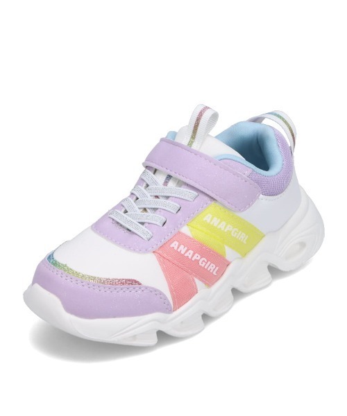 ANAP GiRL(アナップガール)の「【ANAP GIRL】 スポーティカジュアルスニーカー(スニーカー・キッズ・パープル/ブラック・23.0cm/22.0cm/21.0cm/20.0cm/19.0cm)」の20枚目の写真