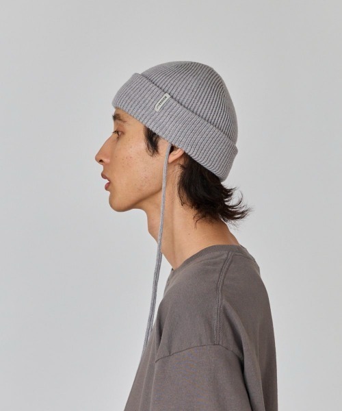 OVERRIDE（オーバーライド）の「OVERRIDE  NECK CORD LOW WATCH / オーバーライド（ニットキャップ/ビーニー・メンズ・キャメル/グレー/グリーン/ブラック・57~59cm）」の18枚目の写真