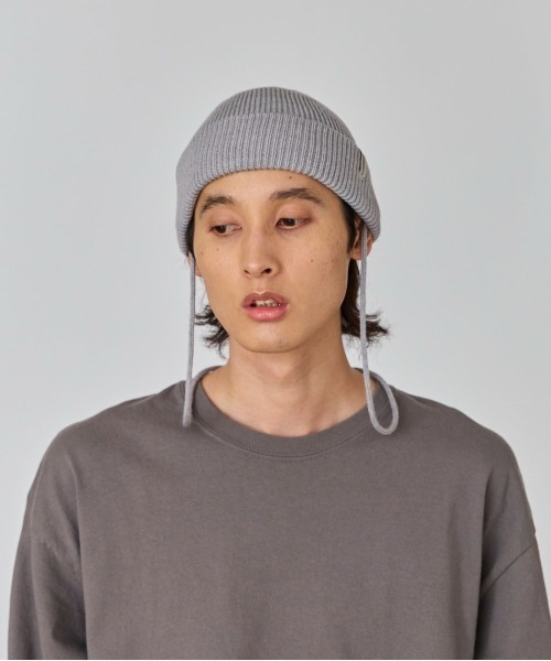 OVERRIDE（オーバーライド）の「OVERRIDE  NECK CORD LOW WATCH / オーバーライド（ニットキャップ/ビーニー・メンズ・キャメル/グレー/グリーン/ブラック・57~59cm）」の21枚目の写真