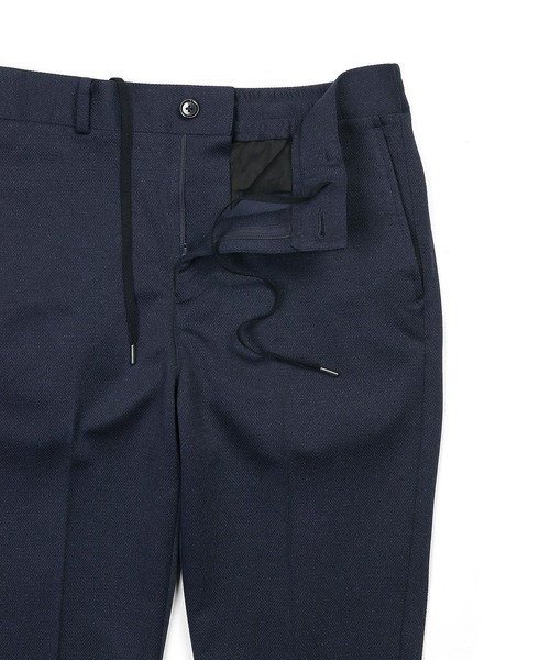 The DUFFER of ST.GEORGE（ザダファーオブセントジョージ）の「SET UP EASY TROUSERS：セットアップ ノータック イージースラックス（スラックス・メンズ・ネイビー・MEDIUM/LARGE/X-LARGE）」の6枚目の写真