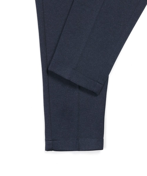 The DUFFER of ST.GEORGE（ザダファーオブセントジョージ）の「SET UP EASY TROUSERS：セットアップ ノータック イージースラックス（スラックス・メンズ・ネイビー・MEDIUM/LARGE/X-LARGE）」の5枚目の写真