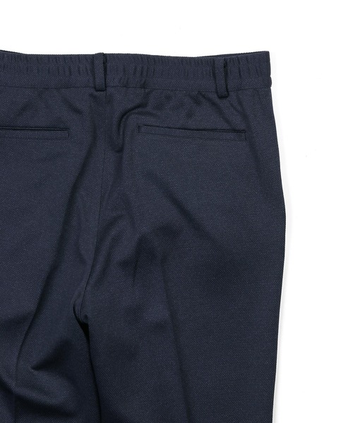 The DUFFER of ST.GEORGE（ザダファーオブセントジョージ）の「SET UP EASY TROUSERS：セットアップ ノータック イージースラックス（スラックス・メンズ・ネイビー・MEDIUM/LARGE/X-LARGE）」の4枚目の写真