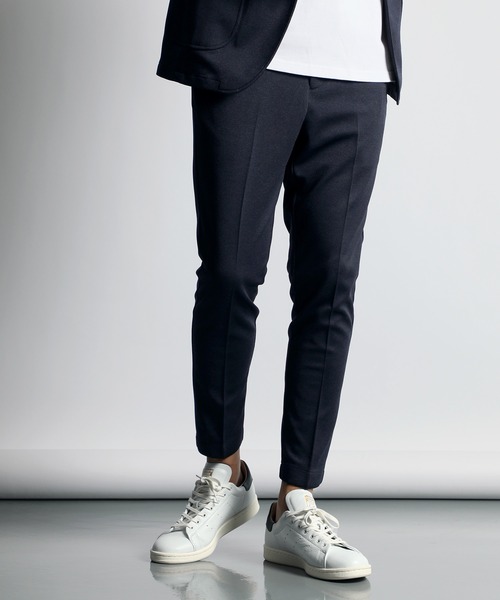 The DUFFER of ST.GEORGE（ザダファーオブセントジョージ）の「SET UP EASY TROUSERS：セットアップ ノータック イージースラックス（スラックス・メンズ・ネイビー・MEDIUM/LARGE/X-LARGE）」の8枚目の写真
