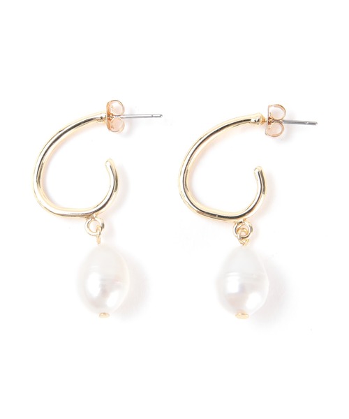 titivate（ティティベイト）の「ﾊﾟｰﾙﾌｰﾌﾟﾋﾟｱｽ（ピアス（両耳用）・レディース・シルバー/ゴールド・FREE）」の5枚目の写真