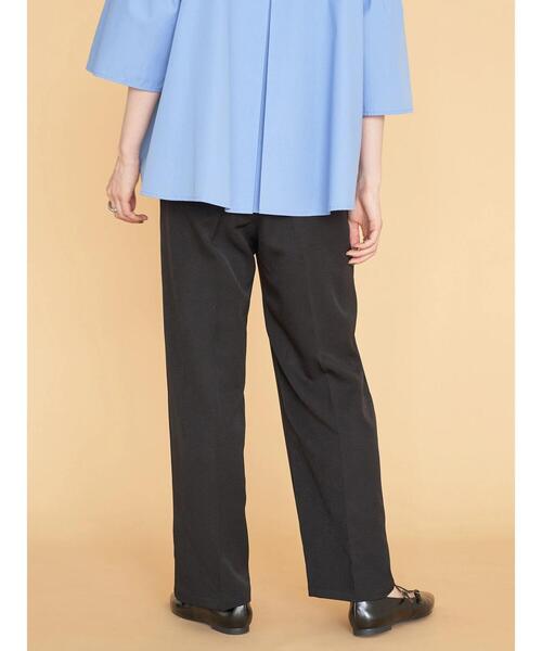 AMERICAN HOLIC(アメリカンホリック)の「ウエストイージーストレートパンツ(その他パンツ・レディース・チェック/ブラック系その他/杢グレー/ブラック・S/M/L)」の8枚目の写真