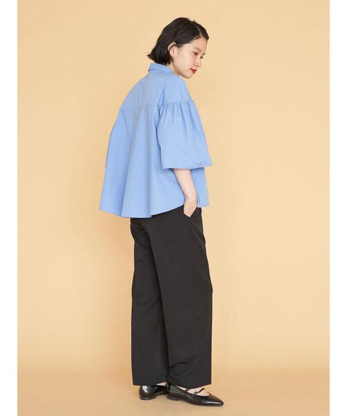 AMERICAN HOLIC(アメリカンホリック)の「ウエストイージーストレートパンツ(その他パンツ・レディース・チェック/ブラック系その他/杢グレー/ブラック・S/M/L)」の10枚目の写真