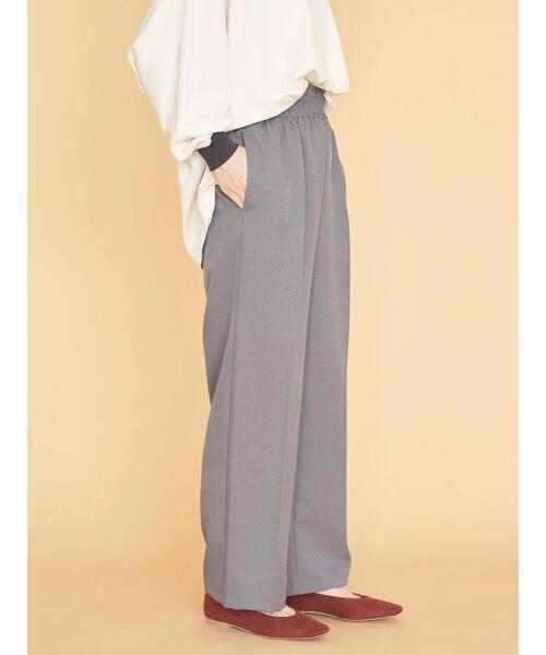 AMERICAN HOLIC(アメリカンホリック)の「ウエストイージーストレートパンツ(その他パンツ・レディース・チェック/ブラック系その他/杢グレー/ブラック・S/M/L)」の14枚目の写真