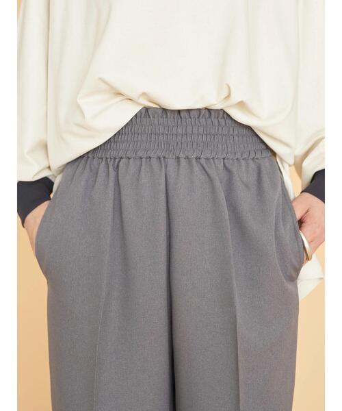 AMERICAN HOLIC(アメリカンホリック)の「ウエストイージーストレートパンツ(その他パンツ・レディース・チェック/ブラック系その他/杢グレー/ブラック・S/M/L)」の16枚目の写真