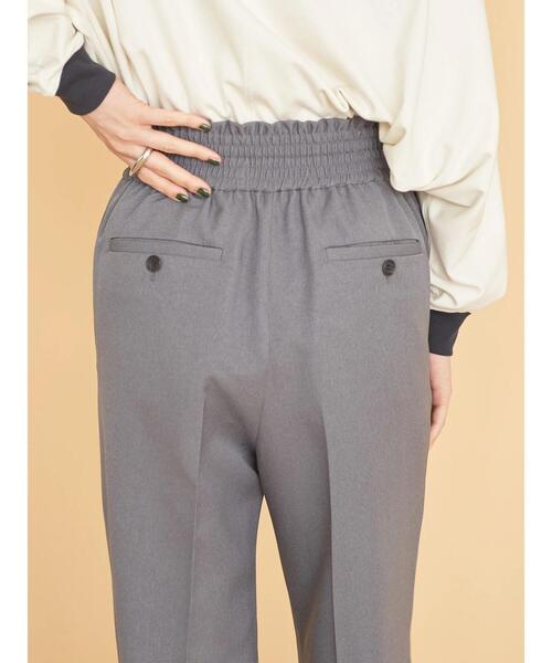 AMERICAN HOLIC(アメリカンホリック)の「ウエストイージーストレートパンツ(その他パンツ・レディース・チェック/ブラック系その他/杢グレー/ブラック・S/M/L)」の20枚目の写真