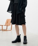 LIDNM的「LINEN WOOL FATIGUE SHORTS（休閒短褲）」