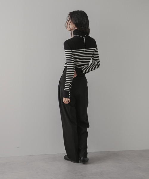 Deuxieme Classe ドゥーズィエムクラス rib タートル ボーダー