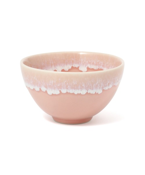 陶器 茶碗 4個セット ピンクと白 陶器 茶碗 4個セット ピンクと白 【公式通販】