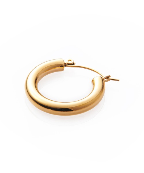 CENE（セネ）の「【CENE】セネ/ボリュームフープピアス（ピアス（両耳用）・レディース・ゴールド/シルバー・FREE）」の4枚目の写真