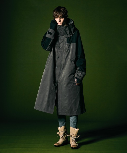 glamb(グラム)の「Long High Neck coat / ロングハイネックコート(ダウンジャケット/コート・メンズ・ベージュ/カーキ/グレー・M/L)」の8枚目の写真