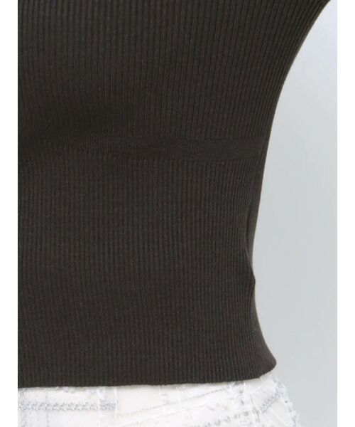 MERCURYDUO（マーキュリーデュオ）の「2WAYワイドリボンニットプルオーバー（ニット/セーター・レディース・チャコールグレー/オフホワイト/ラベンダー・FREE）」の22枚目の写真