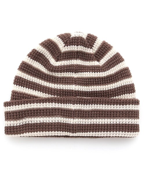 apres les cours(アプレレクール)の「無地・ボーダーニットキャップ(ニットキャップ/ビーニー・キッズ・ベージュ/レッド/ダークグリーン/その他2・58/50/54)」の6枚目の写真