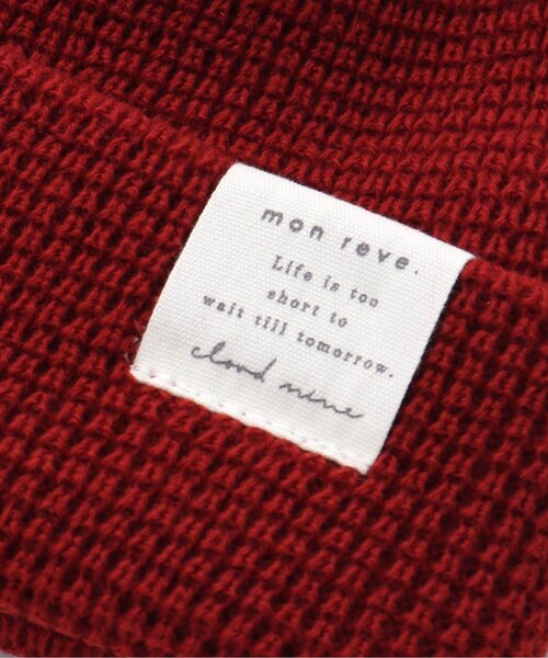 apres les cours(アプレレクール)の「無地・ボーダーニットキャップ(ニットキャップ/ビーニー・キッズ・ベージュ/レッド/ダークグリーン/その他2・58/50/54)」の11枚目の写真