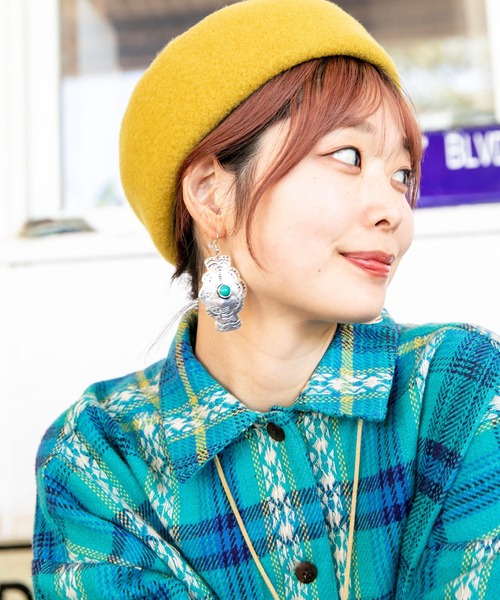 チャイハネ（チャイハネ）の「【チャイハネ】バックルコンチョピアス（ピアス（両耳用）・レディース・シルバー/ゴールド・FREE）」の5枚目の写真