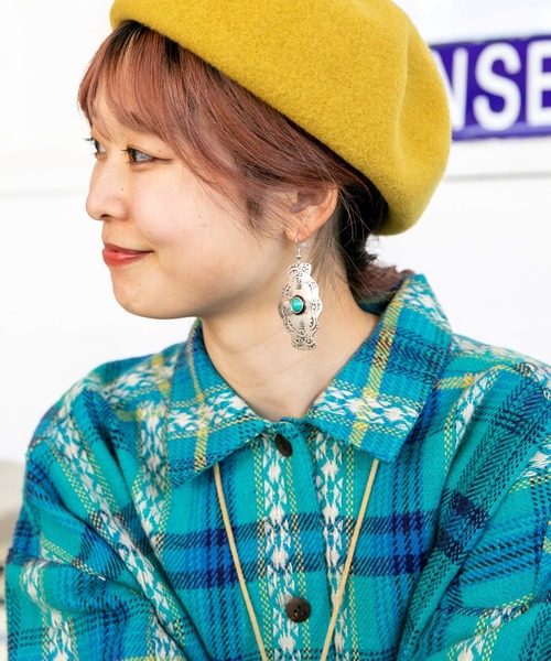 チャイハネ（チャイハネ）の「【チャイハネ】バックルコンチョピアス（ピアス（両耳用）・レディース・シルバー/ゴールド・FREE）」の6枚目の写真