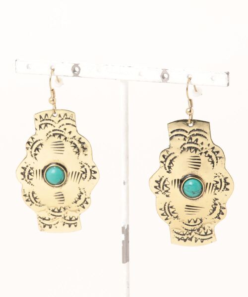 チャイハネ（チャイハネ）の「【チャイハネ】バックルコンチョピアス（ピアス（両耳用）・レディース・シルバー/ゴールド・FREE）」の8枚目の写真