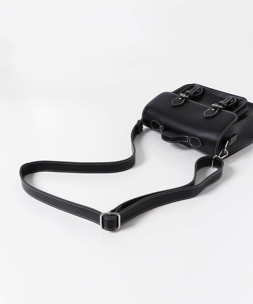 SENSE OF PLACE by URBAN RESEARCH(センスオブプレイスバイアーバンリサーチ)の「サッチェルショルダーバッグ(ショルダーバッグ・メンズ・オリーブ/ブラック系その他/ブラック・ONE)」の11枚目の写真