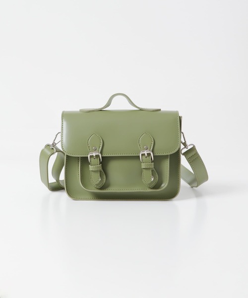 SENSE OF PLACE by URBAN RESEARCH(センスオブプレイスバイアーバンリサーチ)の「サッチェルショルダーバッグ(ショルダーバッグ・メンズ・オリーブ/ブラック系その他/ブラック・ONE)」の1枚目の写真