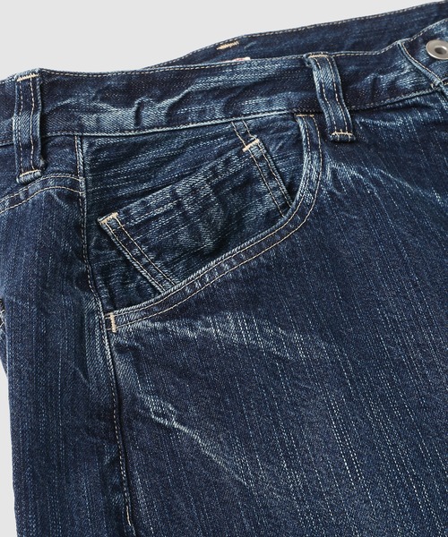 PORTER CLASSIC(ポータークラシック)の「STEINBECK DENIM PANTS(デニムパンツ・メンズ・ネイビー・L/M)」の4枚目の写真