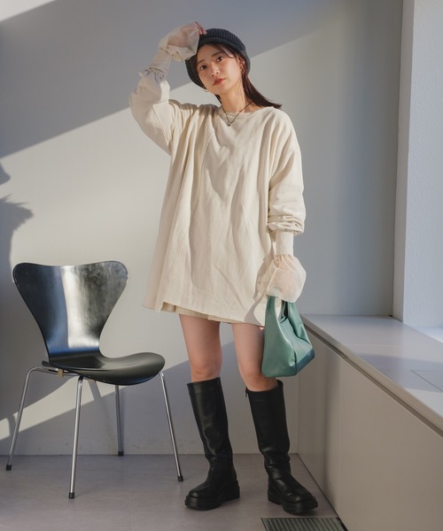 Kastane（カスタネ）の「【着回し可能/WEB限定】チュール