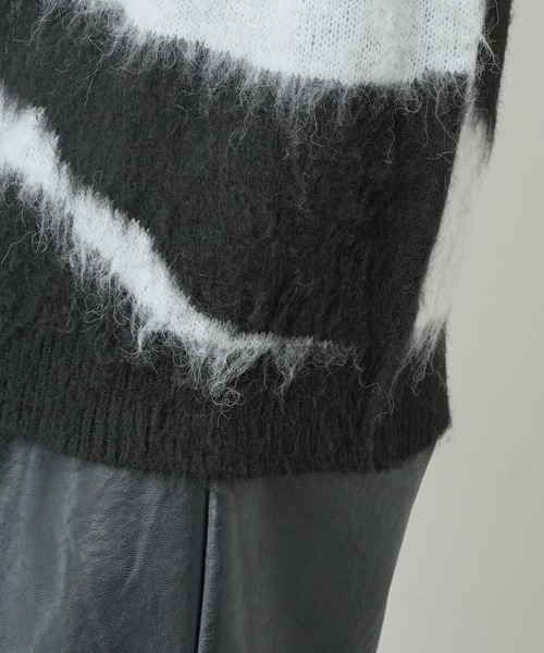 WEGO（ウィゴー）の「WEGO/ガラニットプルオーバー（ニット/セーター・レディース・サックスブルー/ブラック・FREE）」の7枚目の写真