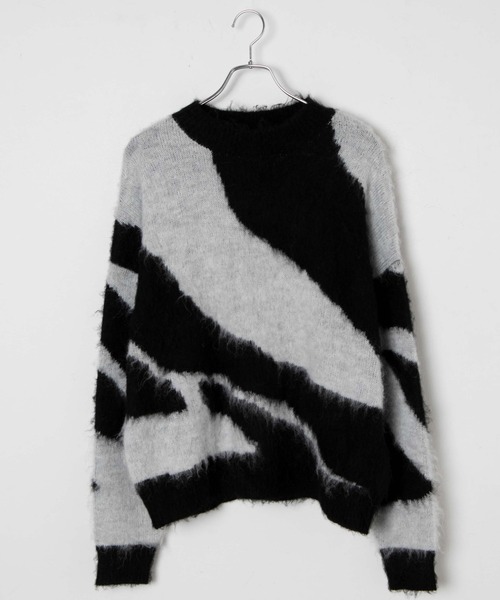 WEGO（ウィゴー）の「WEGO/ガラニットプルオーバー（ニット/セーター・レディース・サックスブルー/ブラック・FREE）」の17枚目の写真