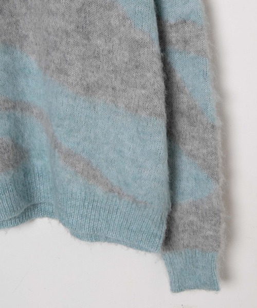 WEGO（ウィゴー）の「WEGO/ガラニットプルオーバー（ニット/セーター・レディース・サックスブルー/ブラック・FREE）」の21枚目の写真