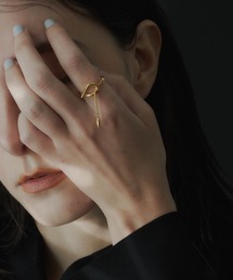 loni | 【金属アレルギー対応】Seed asymmetry ring/アシンメトリーリング(リング)