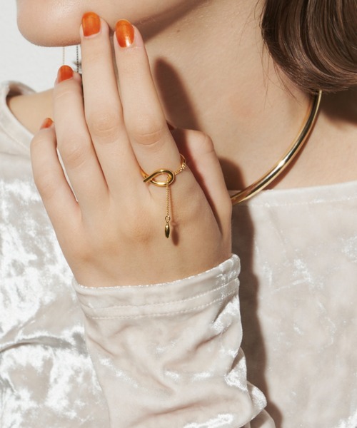 loni（ロニ）の「【金属アレルギー対応】Seed asymmetry ring/アシンメトリーリング（リング・レディース・ゴールド/シルバー/その他・#13/#11）」の9枚目の写真