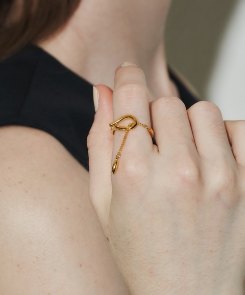 loni（ロニ）の「【金属アレルギー対応】Seed asymmetry ring/アシンメトリーリング（リング・レディース・ゴールド/シルバー/その他・#13/#11）」の16枚目の写真