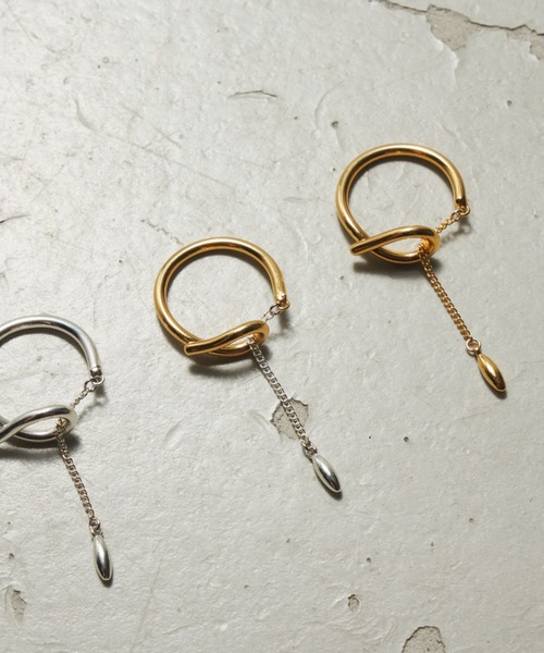 loni（ロニ）の「【金属アレルギー対応】Seed asymmetry ring/アシンメトリーリング（リング・レディース・ゴールド/シルバー/その他・#13/#11）」の15枚目の写真