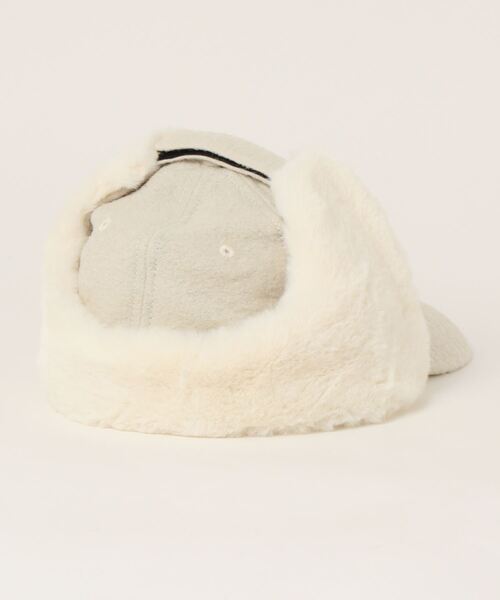 THRASHER(スラッシャー)の「GONZ LOGO YOUTH FLIGHT CAP/スラッシャーキッズフライトキャップ(帽子)(キャップ・キッズ・オフホワイト/ベージュ/ベージュ系その他・55cm)」の4枚目の写真