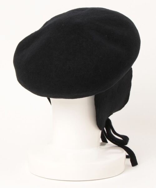 Odds(オッズ)の「(odds)フライベレー帽(ハンチング/ベレー帽・レディース・ブラック/ネイビー・FREE)」の3枚目の写真