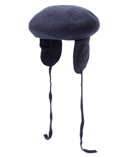 Odds(オッズ)の「(odds)フライベレー帽(ハンチング/ベレー帽・レディース・ブラック/ネイビー・FREE)」の4枚目の写真