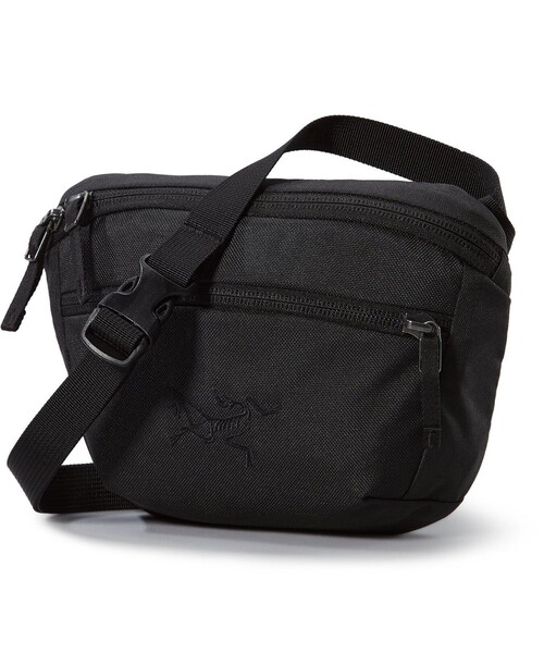 ARC'TERYX(アークテリクス)の「ARC' TERYX/アークテリクス MANTIS 1 WAIST PACK/マンティス ウエストパック(ボディバッグ/ウエストポーチ・メンズ・ブラック/イエロー/ブルー・フリ-)」の4枚目の写真