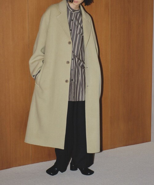 TODAYFUL（トゥデイフル）の「【TODAYFUL/トゥデイフル】ストライプオーバーシャツ（シャツ/ブラウス・レディース・ダークグレー/ホワイト・FREE）」の11枚目の写真