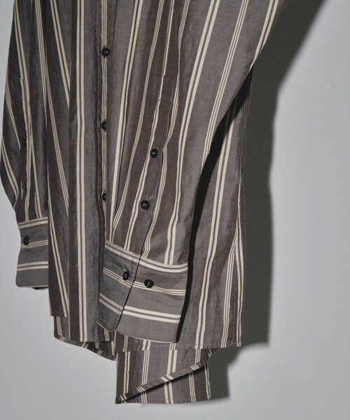 TODAYFUL（トゥデイフル）の「【TODAYFUL/トゥデイフル】ストライプオーバーシャツ（シャツ/ブラウス・レディース・ダークグレー/ホワイト・FREE）」の17枚目の写真