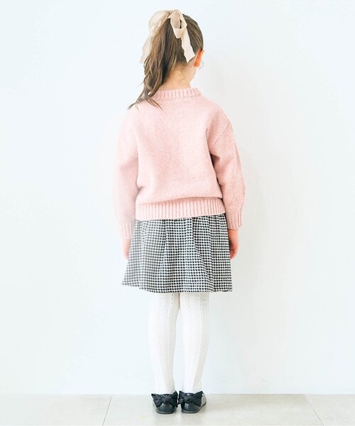 apres les cours（アプレレクール）の「インパンツ付きあったかギャザースカート（スカート・キッズ・ベージュ/ラベンダー/レッド/ブラック・110/120/140/90/100/130/80）」の21枚目の写真