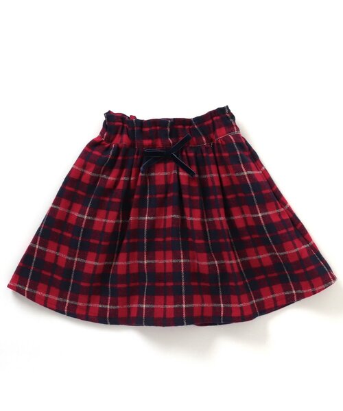 apres les cours（アプレレクール）の「インパンツ付きあったかギャザースカート（スカート・キッズ・ベージュ/ラベンダー/レッド/ブラック・110/120/140/90/100/130/80）」の9枚目の写真