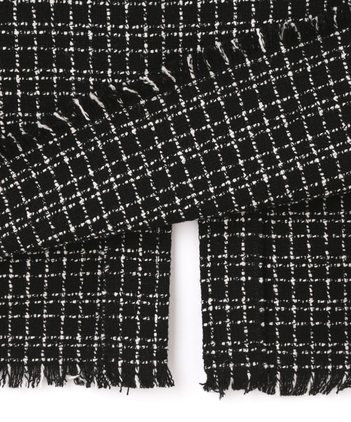 N.（N. Natural Beauty Basic）（エヌエヌナチュラルビューティーベーシック）の「◆ツイードセットアップ（ワンピース・レディース・ブラック/チェック・MEDIUM）」の4枚目の写真